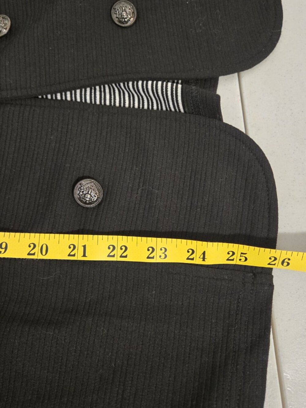 Maurices Plus Size XXL Black Military Style Blazer open-front Lightweight Casual - Picture 11 of 11
